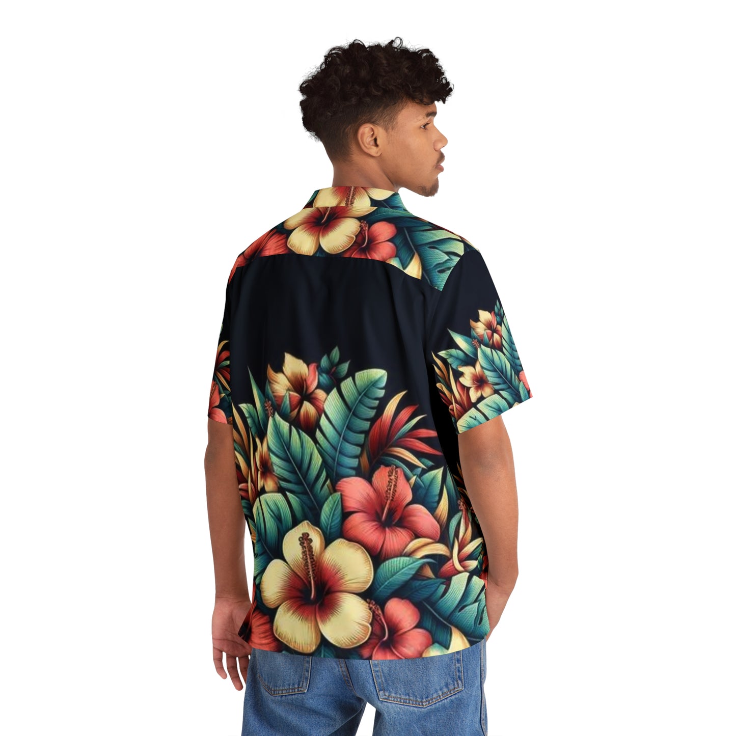 Juicy Clams Men's Hawaiian Shirt (1088)