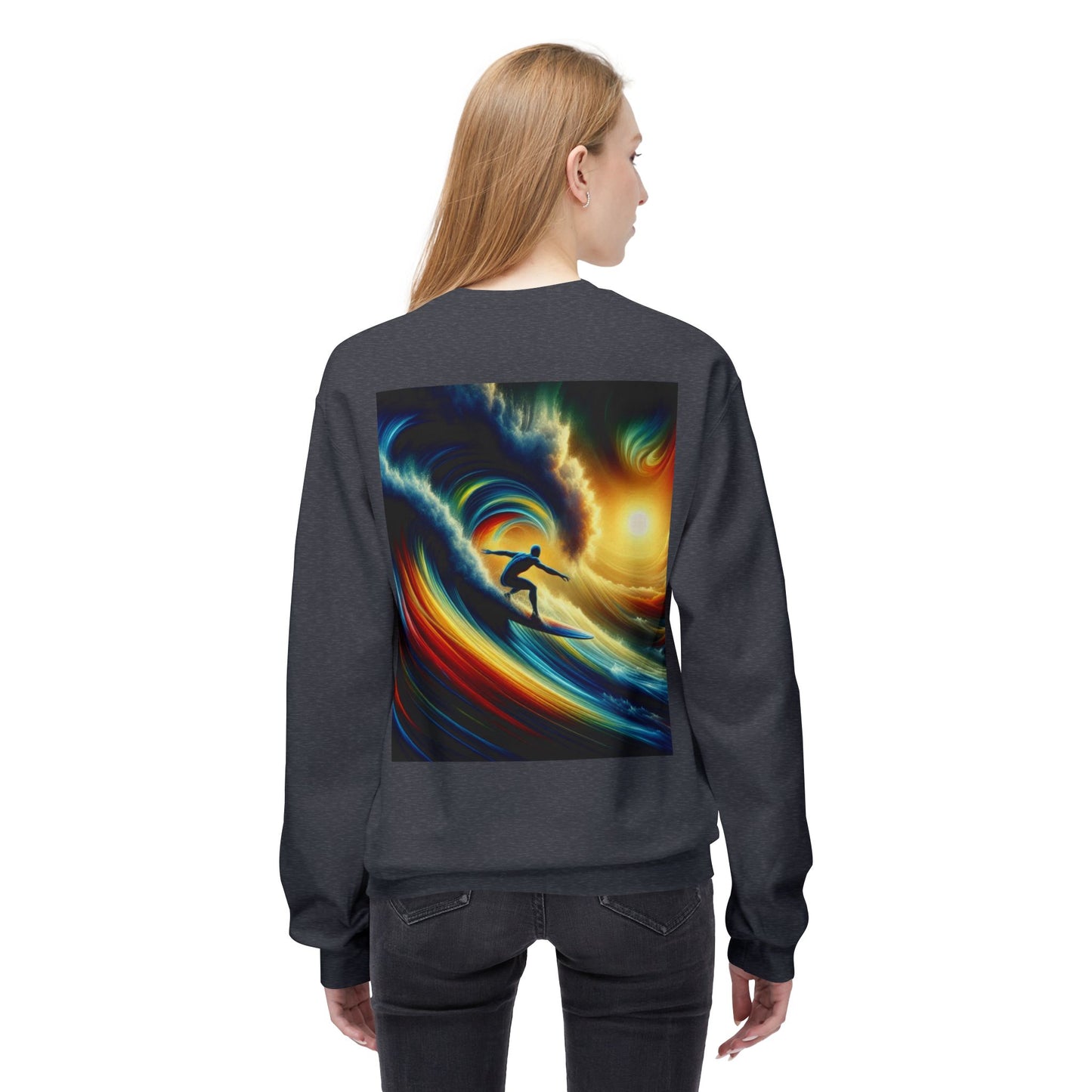 Juicy Clams Unisex Midweight Fleece Crewneck Sweatshirt (D023)