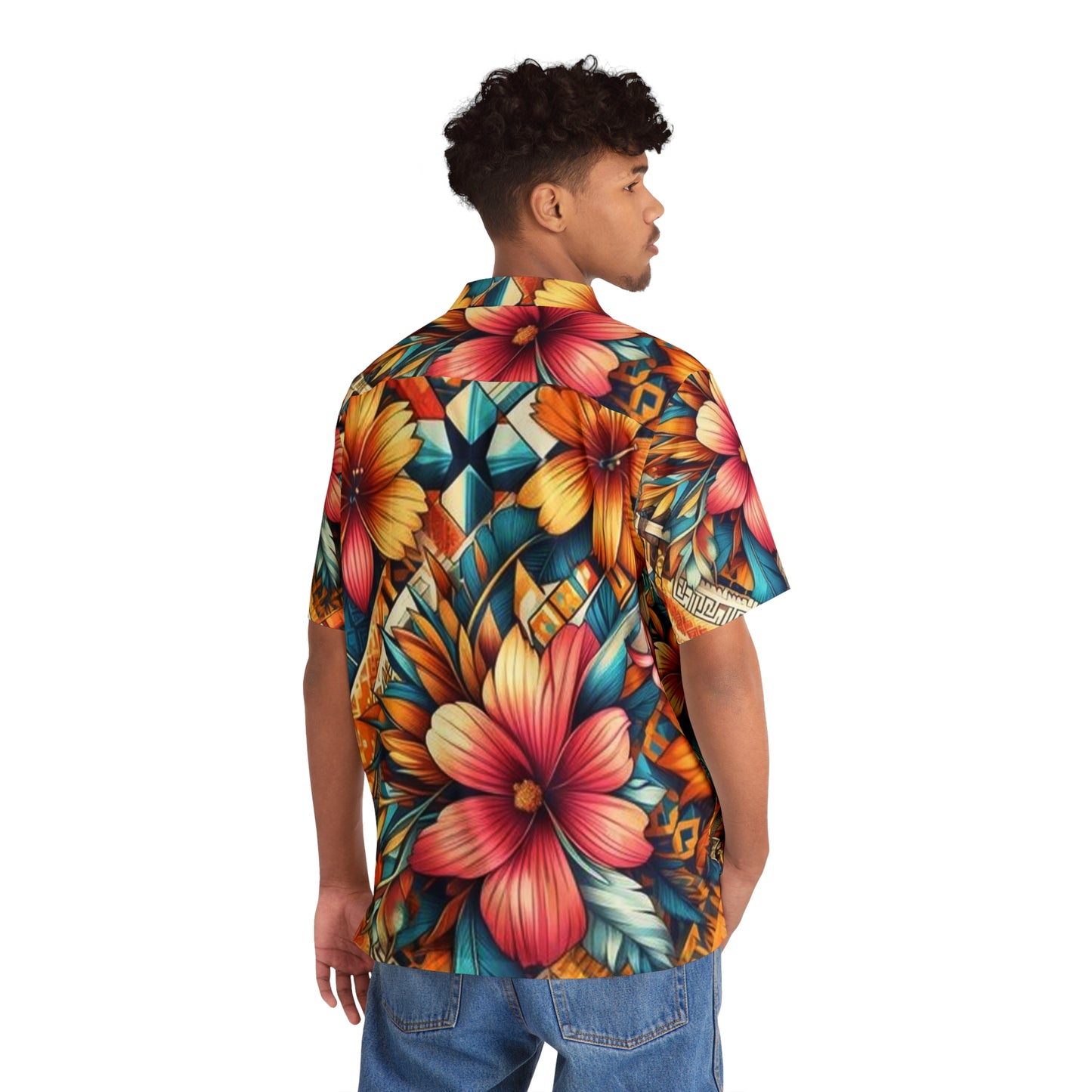 Juicy Clams Men's Hawaiian Shirt (1162)