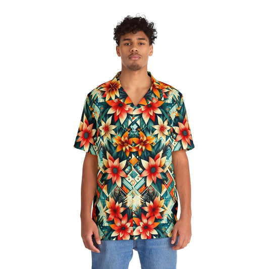 Juicy Clams Men's Hawaiian Shirt (1028)