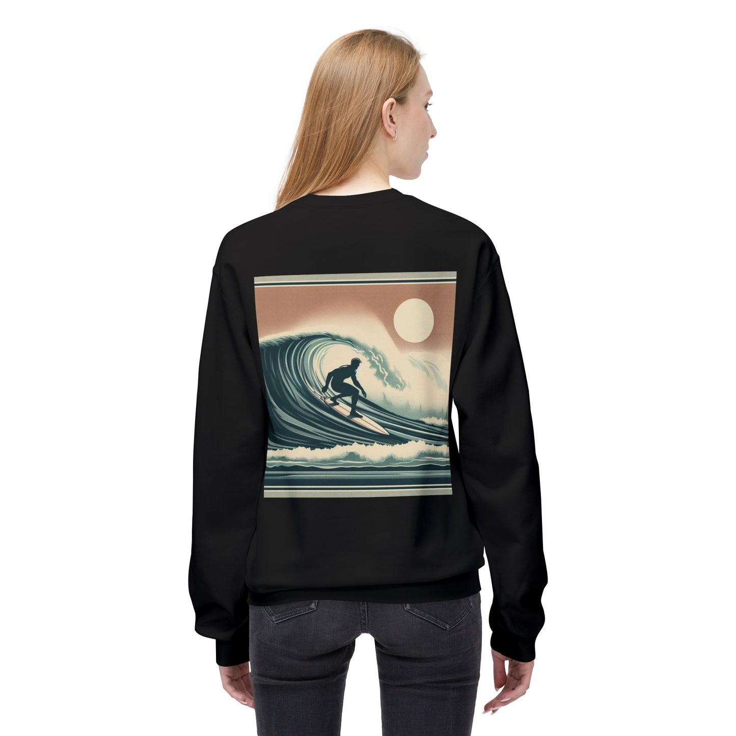 Juicy Clams Unisex Midweight Fleece Crewneck Sweatshirt (V041)