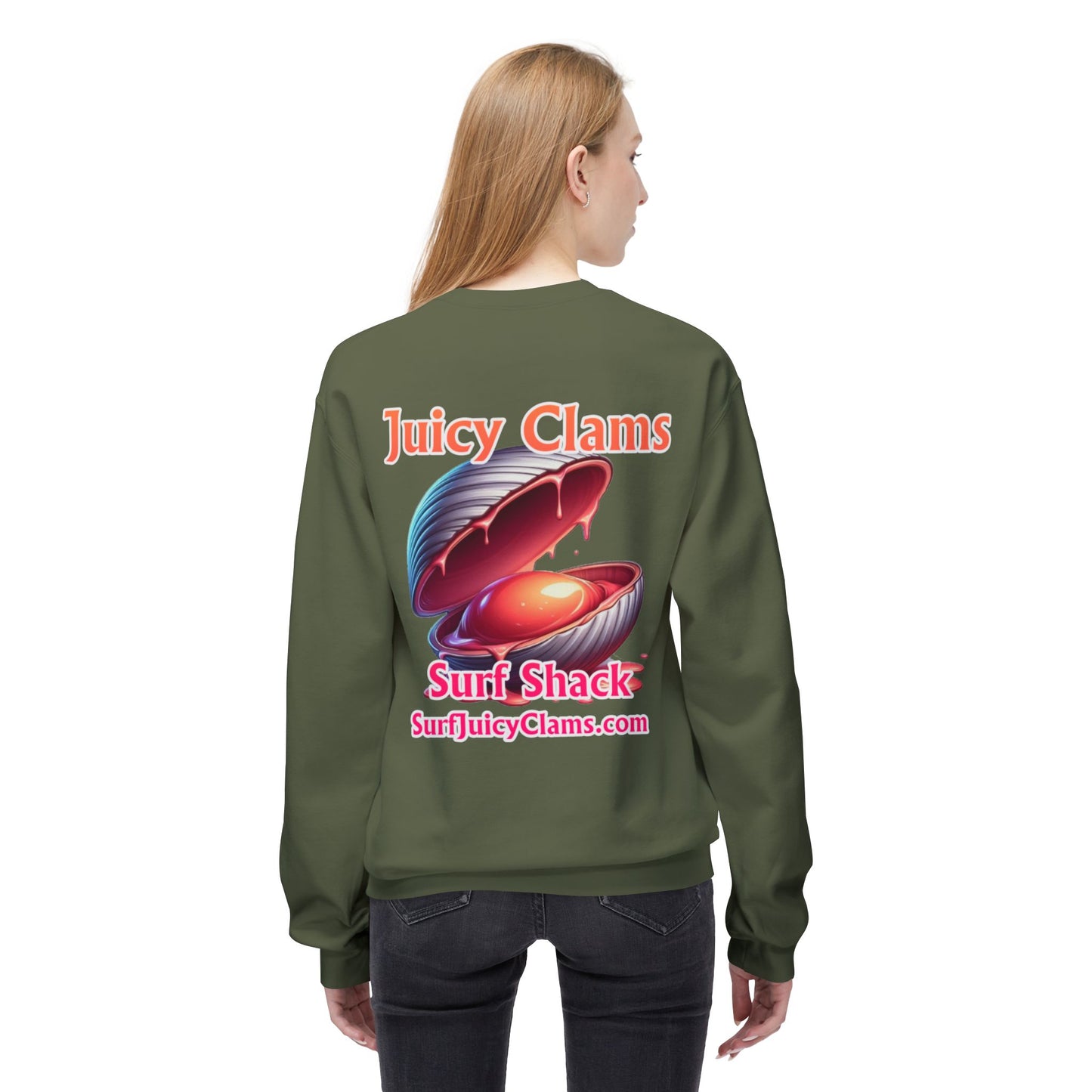 Juicy Clams Unisex Midweight Sweatshirt (A023)