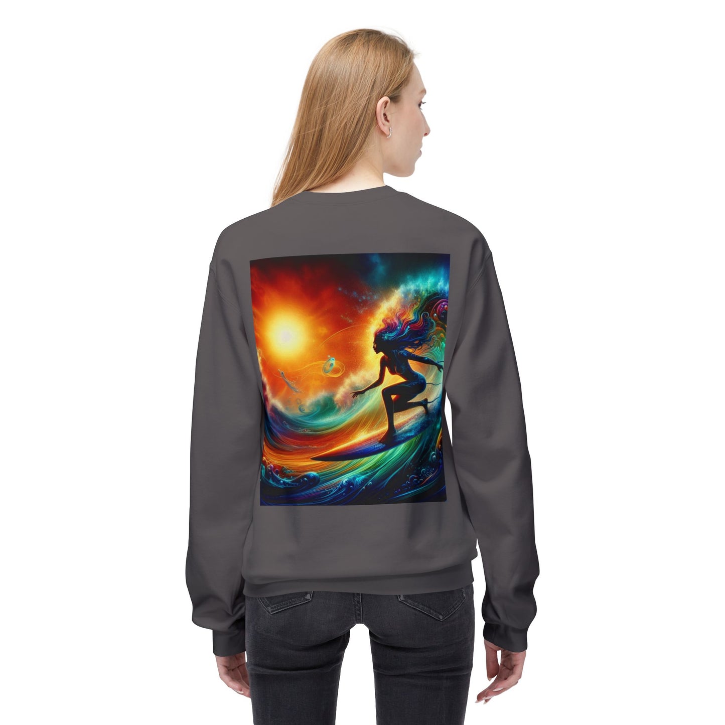 Juicy Clams Unisex Midweight Fleece Crewneck Sweatshirt (D033)